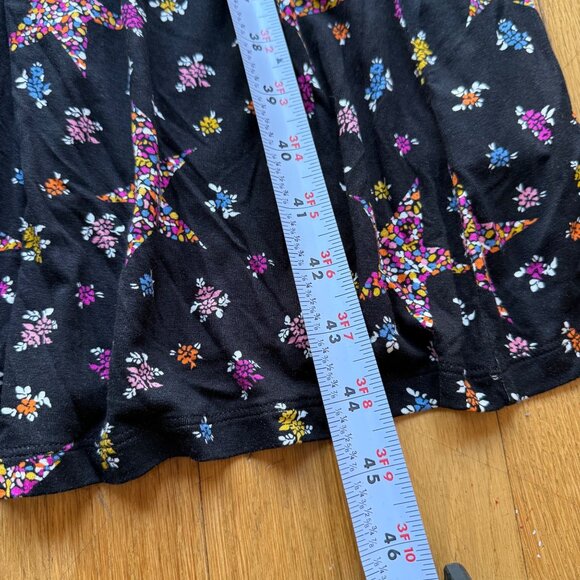 Boden Size 8 NEW Black Star & Floral Long Sleeve Fixed Wrap Jersey Midi Dress - Picture 7 of 16